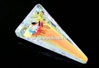 Swarovski, pandantiv spike, aurore boreale, 18mm - x1