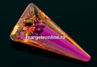 Swarovski, pandantiv spike, astral pink, 18mm - x1