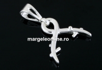 Sistem prindere pandantiv, argint 925, 24x16mm - x1