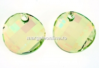 Swarovski, pandantiv twist, luminous green, 18mm - x1