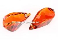 Swarovski, pandantiv red magma, 18mm - x1