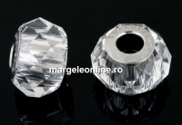 Swarovski, becharmed briolette 5948, crystal, 14mm - x1