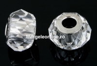 Swarovski, becharmed briolette 5948, crystal, 14mm - x1