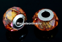 Swarovski, becharmed briolette 5948, astral pink, 14mm - x1