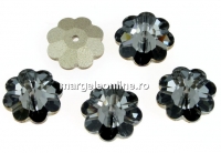 Swarovski, marguerite flower, silver night, 10mm - x4