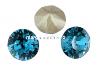 Swarovski, chaton SS39, indicolite, 8mm - x2