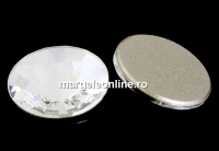 Swarovski, cabochon rivoli, crystal F, 12mm - x1