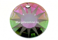 Swarovski, frosted Sun pendant, paradise shine, 33mm - x1