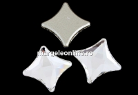 Swarovski, cabochon Starlet, crystal clear F, 10.5mm - x1
