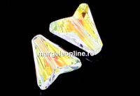 Swarovski, margele Arrow, aurore boreale, 12mm - x2