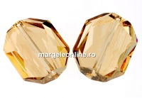 Swarovski, margele graphic, golden shadow, 12mm - x1