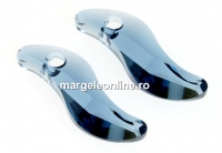 Swarovski, pandantiv Wave, denim blue, 19mm - x1