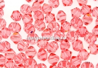 Swarovski, margele bicone, rose peach, 4mm - x20