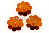 Swarovski, marguerite flower, copper, 14mm - x2
