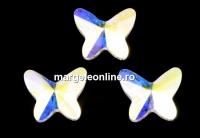 Swarovski, cabochon fluture, aurore boreale, 18mm - x1