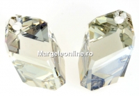 Swarovski, pandantiv cubist, silver shade, 22mm - x1