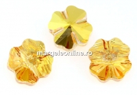 Swarovski, margele trifoi, metallic sunshine, 8mm - x2