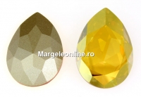 Swarovski, rivoli cabochon, metallic sunshine, 30x20mm - x1