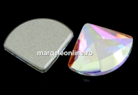 Swarovski, cabochon evantai, aurore boreale, 10mm - x1