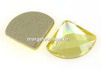 Swarovski, cabochon evantai, jonquil, 10mm - x1