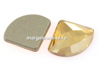 Swarovski, cabochon evantai, golden shadow, 10mm - x1