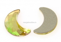 Swarovski, cabochon luna, luminous green, 10mm - x1