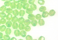 Swarovski, margele rotund fatetat, chrysolite opal, 3mm - x10