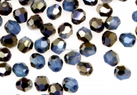 Swarovski, margele rotund fatetat, sky blue opal, 3mm - x10