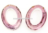 Swarovski, cosmic oval fancy, antique pink, 22x16mm - x1