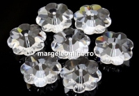 Swarovski, marguerite flower, crystal, 10mm - x4