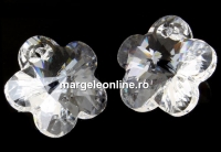 Swarovski, pandantiv floare, crystal, 18mm - x1