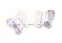 Swarovski, margele fluture, smoky mauve, 6mm - x2