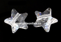 Swarovski, margele stea, crystal, 8mm - x2