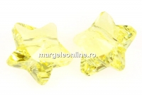 Swarovski, margele stea, jonquil, 12mm - x2