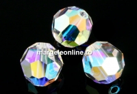 Swarovski, margele, rotund fatetat, aurore boreale, 16mm - x1