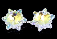 Swarovski, pandantiv edelweiss, aurore boreale, 14mm - x1