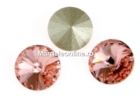 Swarovski, rivoli, vintage rose, 10mm - x2