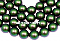 Perle Swarovski, scarabaeus green, 8mm - x50