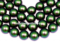Swarovski pearls, scarabaeus green, 14mm - x2