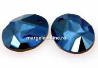 Swarovski, pandantiv kaputt oval, metallic blue, 26mm - x1