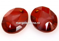 Swarovski, pandantiv kaputt oval, red magma, 26mm - x1