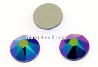Swarovski, cabochon, scarabaeus green, 6mm - x4