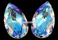 Swarovski, pandantiv picatura, blue aurore boreale, 28mm - x1