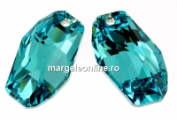 Swarovski, pandantiv Meteor, light turquoise foiled, 18mm - x1