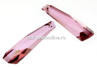 Swarovski, pandantiv Crystalactite, antique pink, 30mm - x1