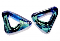 Swarovski, pandantiv cosmic triangle, bermuda blue, 14mm - x1