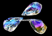 Swarovski, helix pendant, blue aurora borealis, 18mm - x1