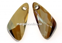 Swarovski, pandantiv aripa, bronze shade, 27mm - x1