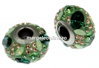 Swarovski, becharmed pave, green - x1