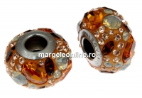 Swarovski, becharmed pave, orange - x1